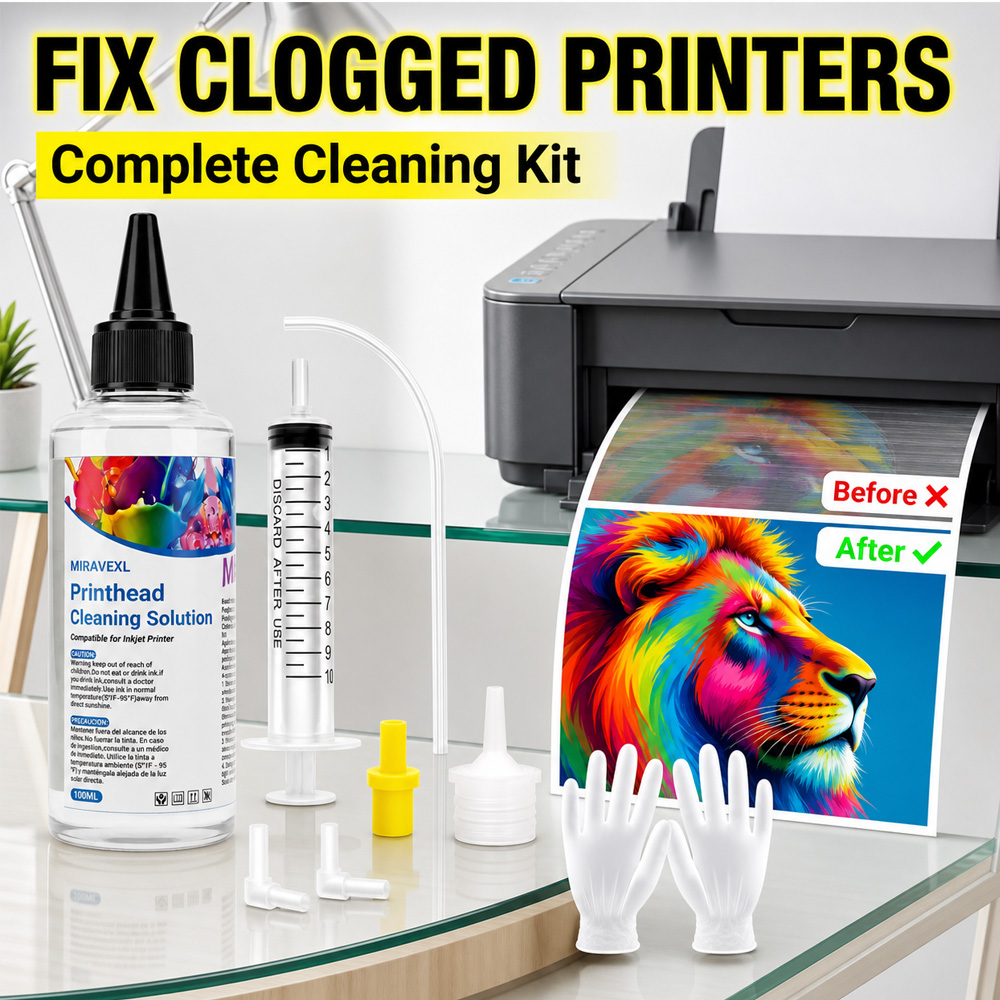 Sublimation Ink 100Ml - MIRAVEXL Baskı Kafası Temizleme Solüsyonu 100ml