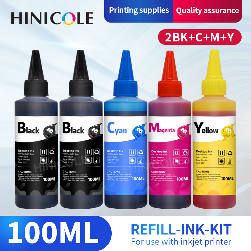 Sublimation Ink 100Ml - HINICOLE 100ML Evrensel Dolum Mürekkep Kiti