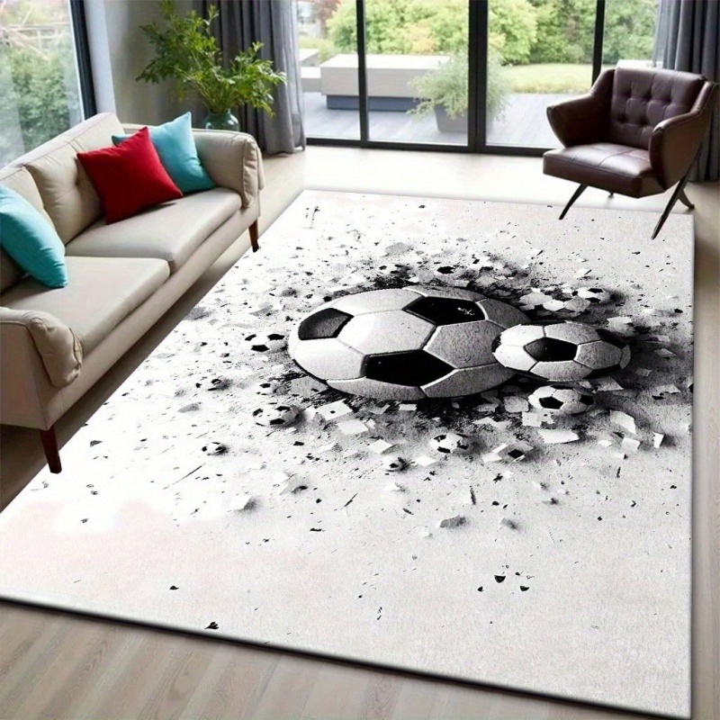 Wholesale Commercial Printing - Kırık Futbol Baskılı Büyük Alan Halısı