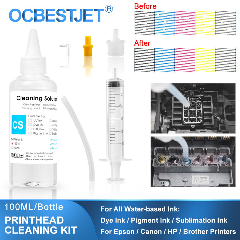 Sublimation Ink 100Ml - 100 ML Temizleme Solüsyonu Sıvı Su