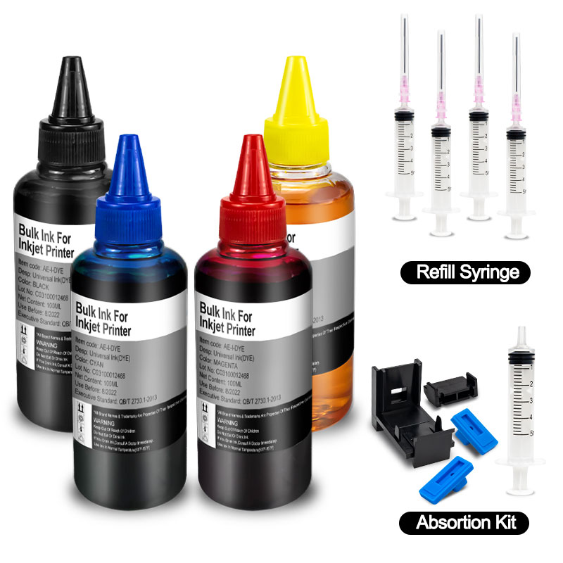 Sublimation Ink 100Ml - Evrensel Yazıcı Dolum Mürekkep kiti Epson