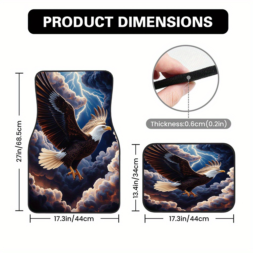 4 adet Eagle Stormy Sky F Dese - Commercial Printing Format incelemesi ve fiyatı
