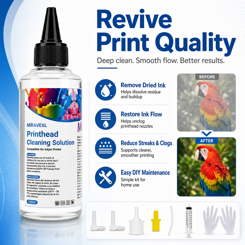 MIRAVEXL Baskı Kafası Temizlem - Sublimation Ink 100Ml incelemesi ve fiyatı