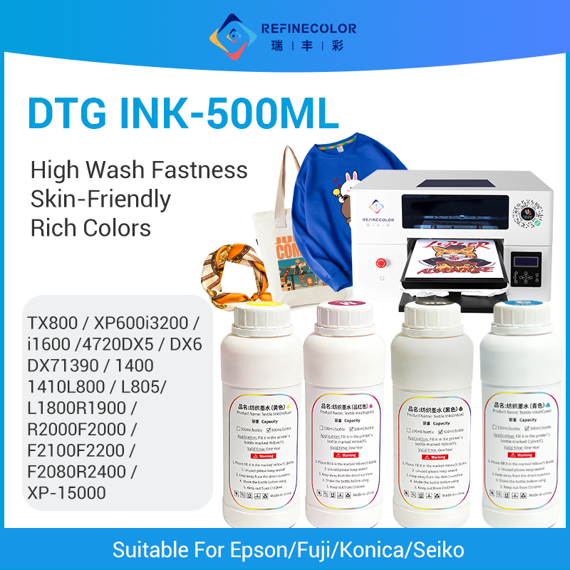Refinecolor 500ML/Şişe DTG Tek - Direct To Garment Ink incelemesi ve fiyatı