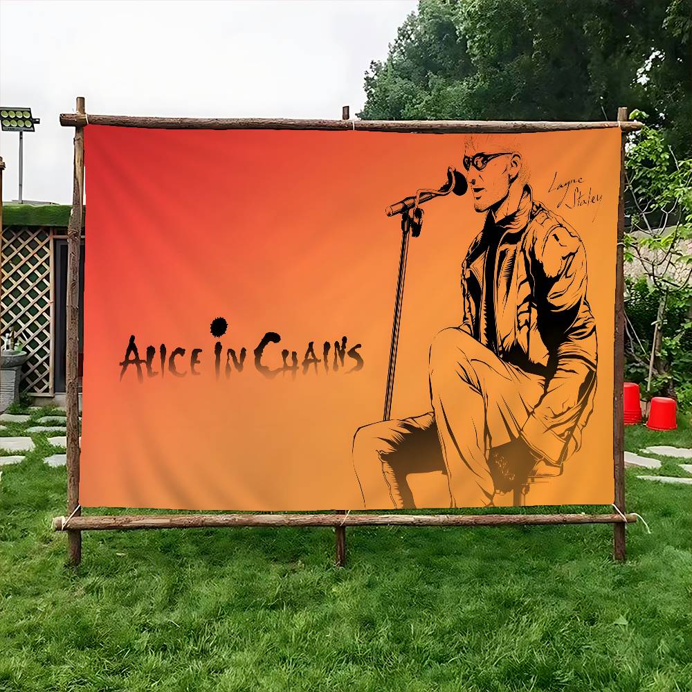 Retro Müzik Alice In Chains Ge - Commercial Banner Printing incelemesi ve fiyatı