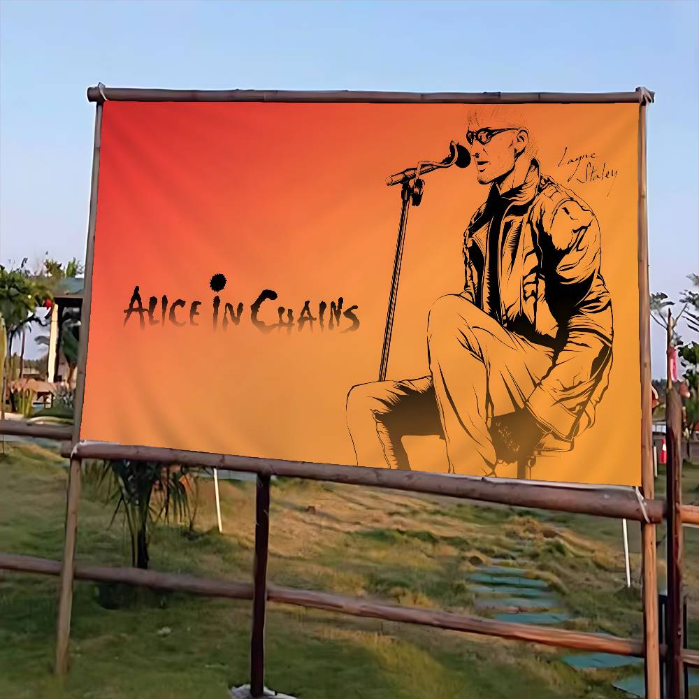 Retro Müzik Alice In Chains Ge - Commercial Banner Printing incelemesi ve fiyatı