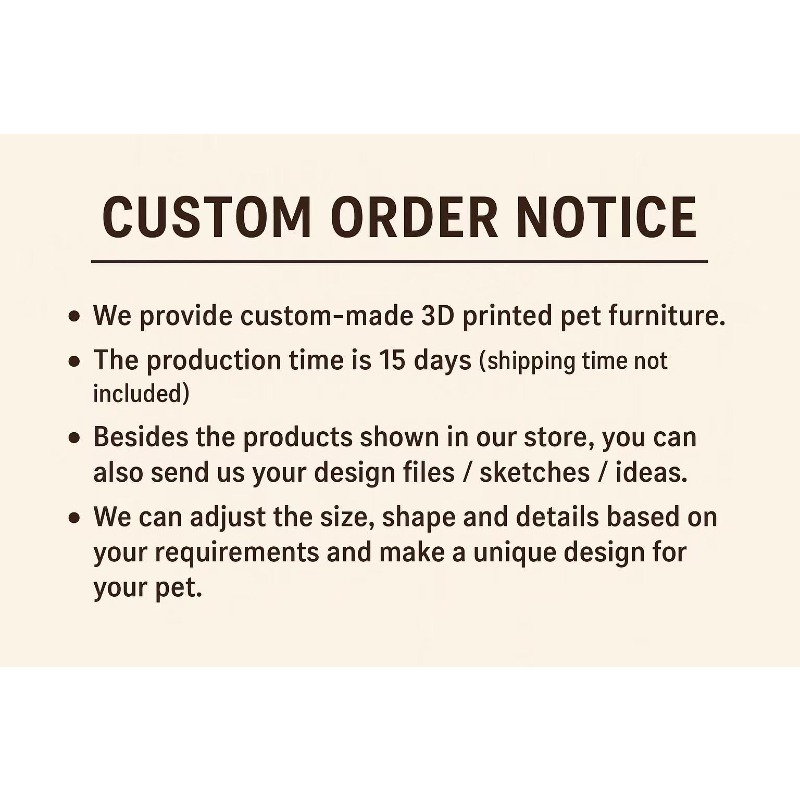 Modern 3D Baskılı Evcil Hayvan - Commercial Printing Supplies incelemesi ve fiyatı