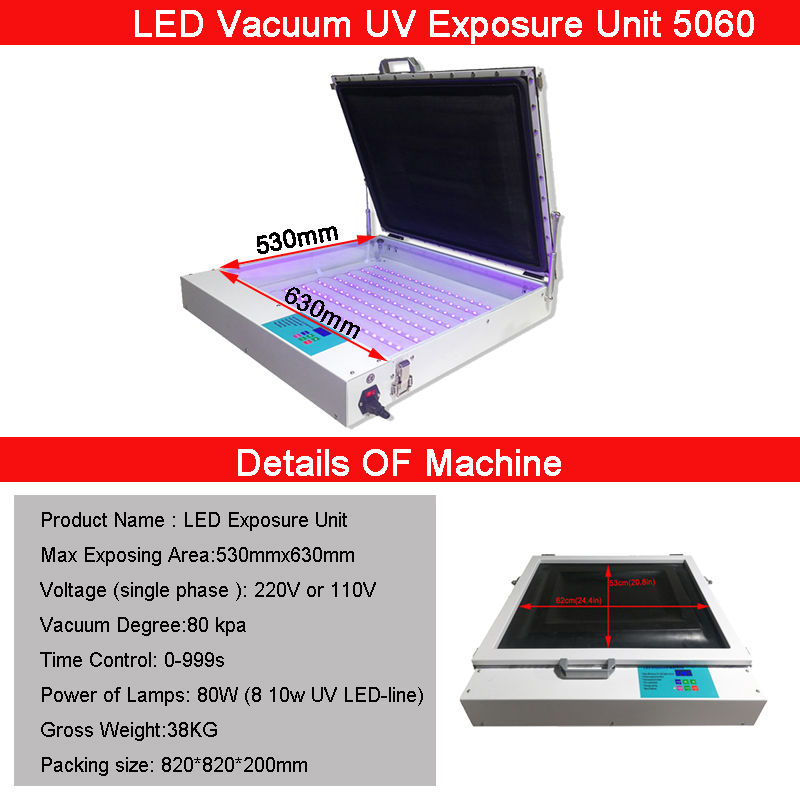 50×60cm Vakumlu UV LED Serigra - Commercial Uv Printing incelemesi ve fiyatı