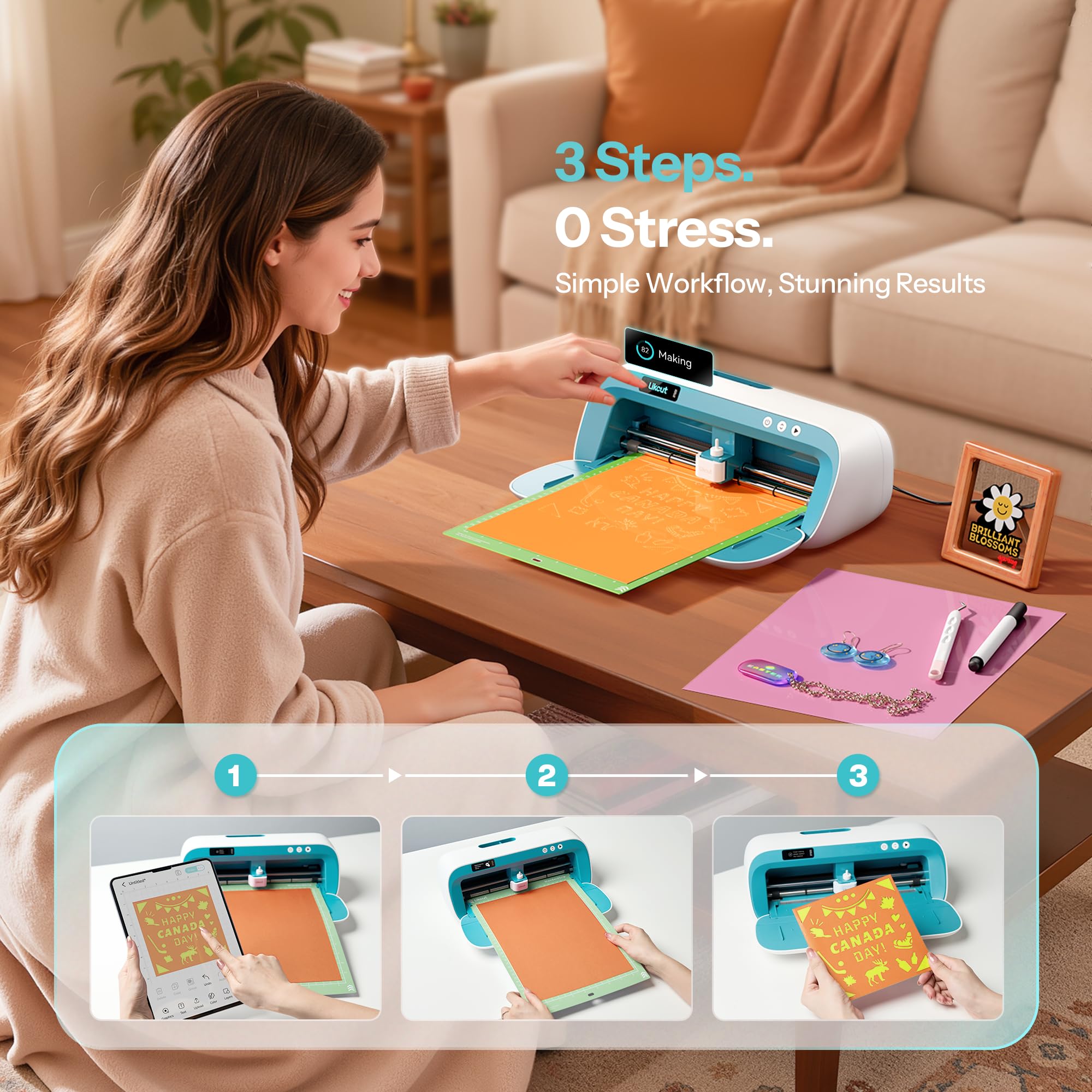 Likcut S41 Vinil Kesici Plotte - Vinyl Cutter Plotter incelemesi ve fiyatı