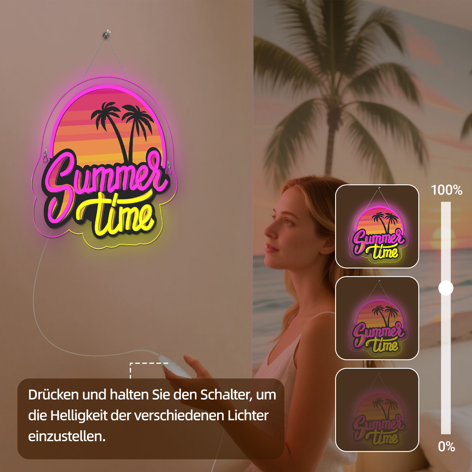 Yaz Saati Neon Tabela UV Baskı - Commercial Uv Printing incelemesi ve fiyatı