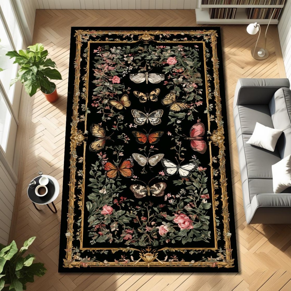Vintage Çiçekli Kelebek Desenl - Commercial Window Printing incelemesi ve fiyatı