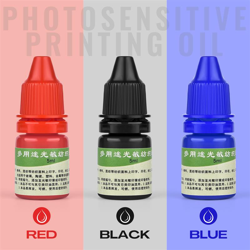 5 ml Mavi Kırmızı Siyah Mürekk - Direct To Garment Ink incelemesi ve fiyatı