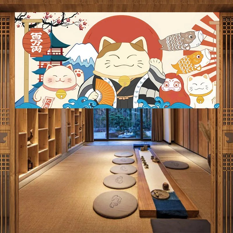 VIKAMA Japon Fuji Kimono Noren - Commercial Printing Rates incelemesi ve fiyatı